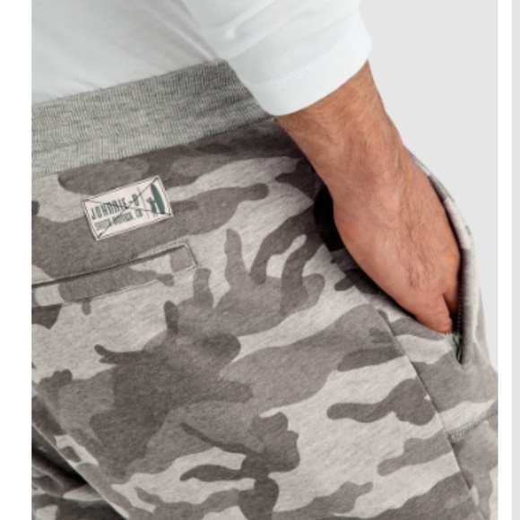 𝅺johnnie-o Trainer Camo Jogger pants sweats gray new current website S - Picture 3 of 8